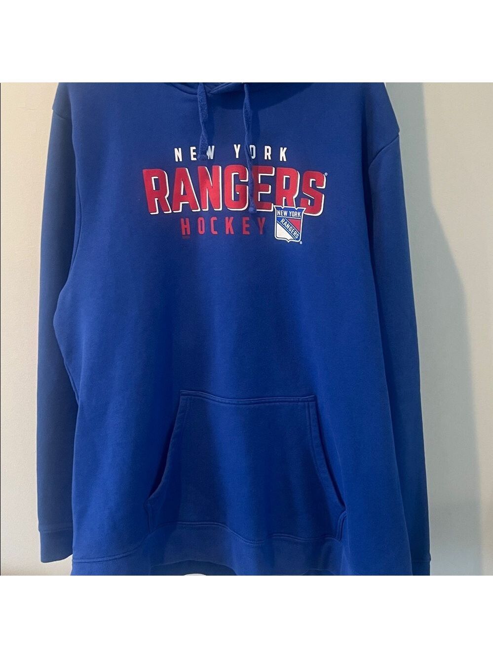 Fanatics Royal Blue Pullover New York Rangers Hockey Hoodie nwot 3xl - Picture 8 of 8